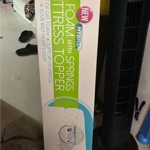 Harmony 3 Inch Gel Foam Hybrid Mattress Topper with Springs – New